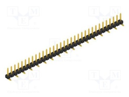 Connector: pin strips; pin header; male; PIN: 33; 2.54mm; SMT; 1x33