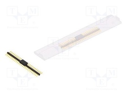 Connector: pin strips; pin header; male; PIN: 25; 2mm; SMT; 1x25