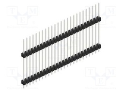 Connector: pin strips; pin header; male; PIN: 25; 2.54mm; THT; 1x25
