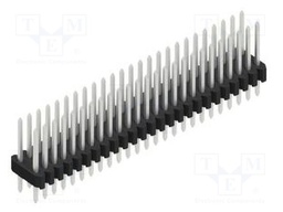 Connector: pin strips; pin header; male; PIN: 50; 1.27mm; THT; 2x25