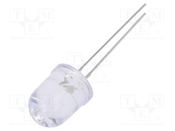 LED; UV; 30°; 20mA; P: 114mW; 380-390nm; THT; 3÷3.8VDC