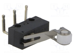 Microswitch SNAP ACTION; with lever (with roller); SPDT; Pos: 2