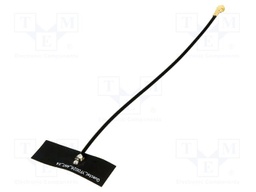 Antenna; Bluetooth,WiFi; 5.5dBi; linear; 28.9x11mm; MHF; -30÷85°C