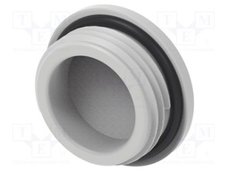 Stopper; polyamide; light grey; IP68; Entrelec; Gland: PG11; 6mm