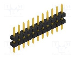 Connector: pin strips; pin header; male; PIN: 11; 2mm; THT; 1x11