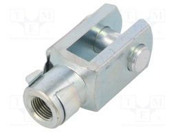 Piston rod clevis; Thread: M20x1,5; 80÷100mm; Kit: clip,bolt