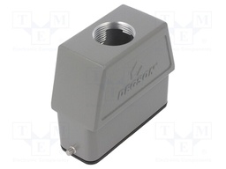 Enclosure: for HDC connectors; size D16A; for cable; for latch