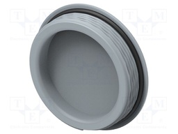 Stopper; polyamide; grey; IP68; Entrelec; Gland: M50; 10mm