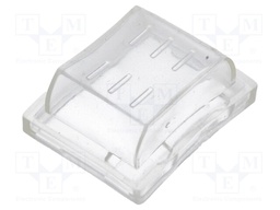 Switch accessories: cover; Body: transparent; -25÷70°C; 31x22.3mm