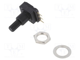 Potentiometer: shaft; 50kΩ; 200mW; THT; 6.25mm; plastic; mono