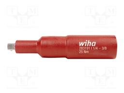 Adapter; insulated; Mounting: 1/4",3/8"