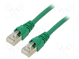 Patch cord; F/UTP; Cat: 5; RJ45 plug,both sides; stranded; Cu; 1m