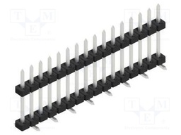 Connector: pin strips; pin header; male; PIN: 16; 2mm; SMT; 1x16