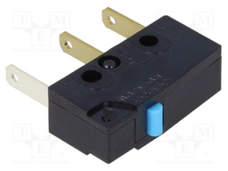 Microswitch SNAP ACTION; without lever; SPDT; 3A/250VAC; ON-(ON)