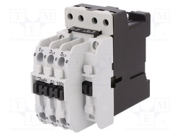 Contactor: 3-pole; NO x3; 24VDC; 15A; DIN,panel; CI 15; -30÷60°C