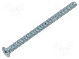 Screw; M6x90; Head: countersunk; Phillips; PH3; steel; zinc; DIN 965