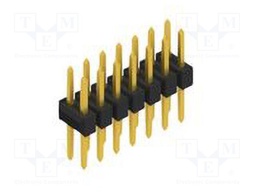Connector: pin strips; pin header; male; PIN: 14; 2.54mm; THT; 2x7