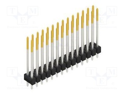 Connector: pin strips; pin header; male; PIN: 28; 2.54mm; THT; 2x14