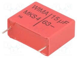 Capacitor: polyester; 15uF; 40VAC; 63VDC; Pitch: 22.5mm; ±5%