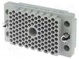 Connector: rectangular; socket; hermaphrodite; Mat: polycarbonate