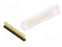 Connector: pin strips; pin header; male; PIN: 50; 2.54mm; SMT; 2x25