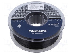 Filament: ABS; 1.75mm; black; 225÷240°C; 1kg; High Speed