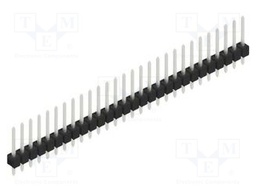 Connector: pin strips; pin header; male; PIN: 28; 2.54mm; THT; 1x28