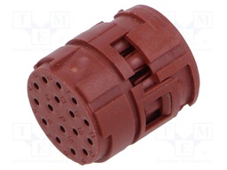 Connector: M23; PIN: 16; soldering; 100V; 7A; Series: EPIC