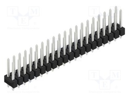 Connector: pin strips; pin header; male; PIN: 40; 2.54mm; THT; 2x20
