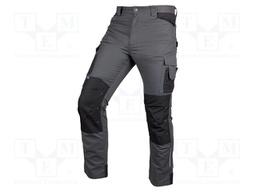 Dungarees; Size: XS; grey-black; Mix&Match; 280g/m2