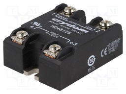 Relay: solid state; Ucntrl: 4÷32VDC; 125A; 48÷530VAC; -40÷80°C