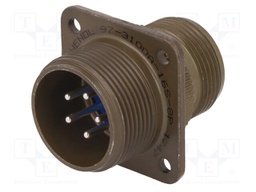 Connector: circular; Series: 97; socket,plug; male; PIN: 5; 13A