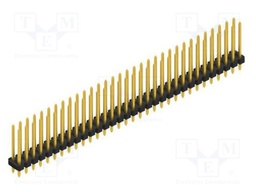 Connector: pin strips; pin header; male; PIN: 64; 2.54mm; THT; 2x32