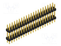 Connector: pin strips; pin header; male; PIN: 40; 2mm; THT; 2x20