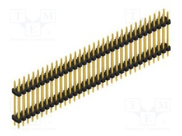 Connector: pin strips; pin header; male; PIN: 66; 2mm; THT; 2x33