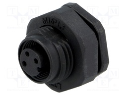 Socket; M12; PIN: 3; female; A code-DeviceNet / CANopen; soldering