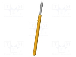 Test needle; Operational spring compression: 4mm; 5A; Ø: 1.3mm