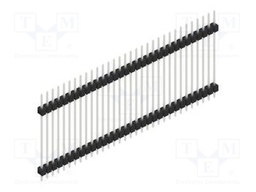 Connector: pin strips; pin header; male; PIN: 32; 2.54mm; THT; 1x32