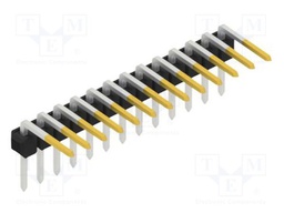 Connector: pin strips; pin header; male; PIN: 13; 2.54mm; THT; 1x13