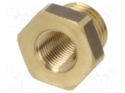 Brass; Mount.elem: thread adapter; Int.thread: G 1/8"