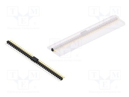 Connector: pin strips; pin header; male; PIN: 36; 2.54mm; SMT; 1x36