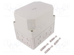 Enclosure: multipurpose; X: 130mm; Y: 180mm; Z: 165mm; TK PS; grey