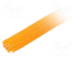 Polyester conduit; Braid diameter: 12.7mm; Mat: polyester; orange