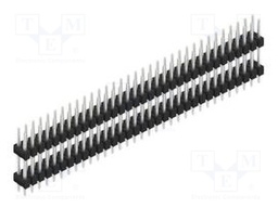 Connector: pin strips; pin header; male; PIN: 66; 2.54mm; THT; 2x33