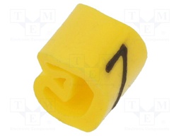 Markers for cables and wires; 1.3÷3mm; PVC; -30÷80°C; leaded