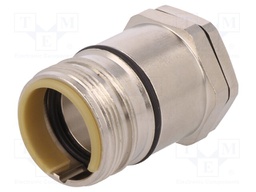 Enclosure: for circular connectors; external thread; straight