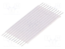 Connector: jumper cable; Cable ph: 1.27mm; L: 25.4mm; straight