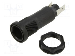 Fuse holder; cylindrical fuses; 10A; on panel; -40÷85°C; UL94V-0
