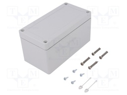 Enclosure: multipurpose; X: 82mm; Y: 162mm; Z: 85mm; TG ABS; ABS; grey