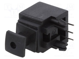 Connector: optical (Toslink); socket,receiver fibre optic; THT